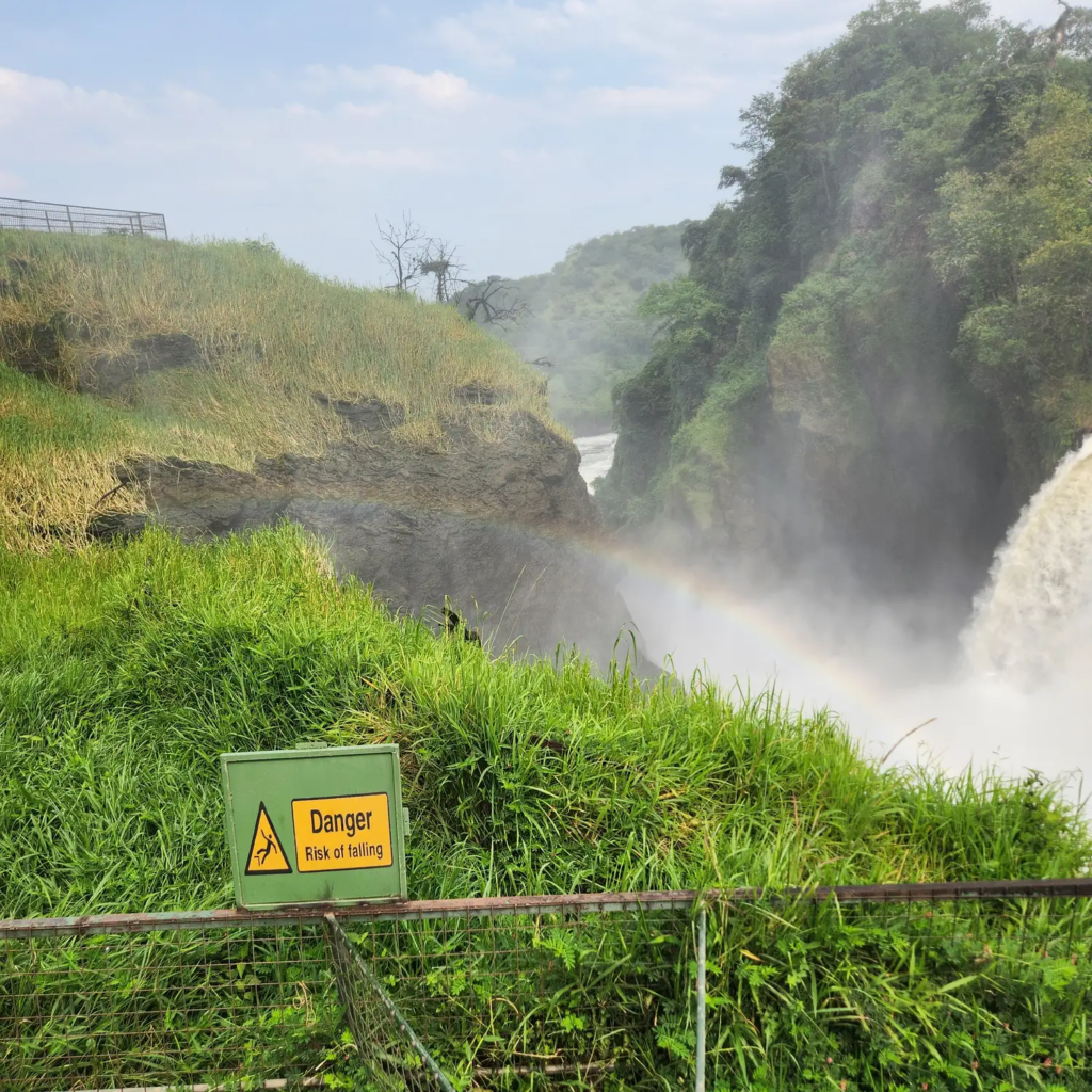 The Nile thundering through the gorge at Murchison Falls