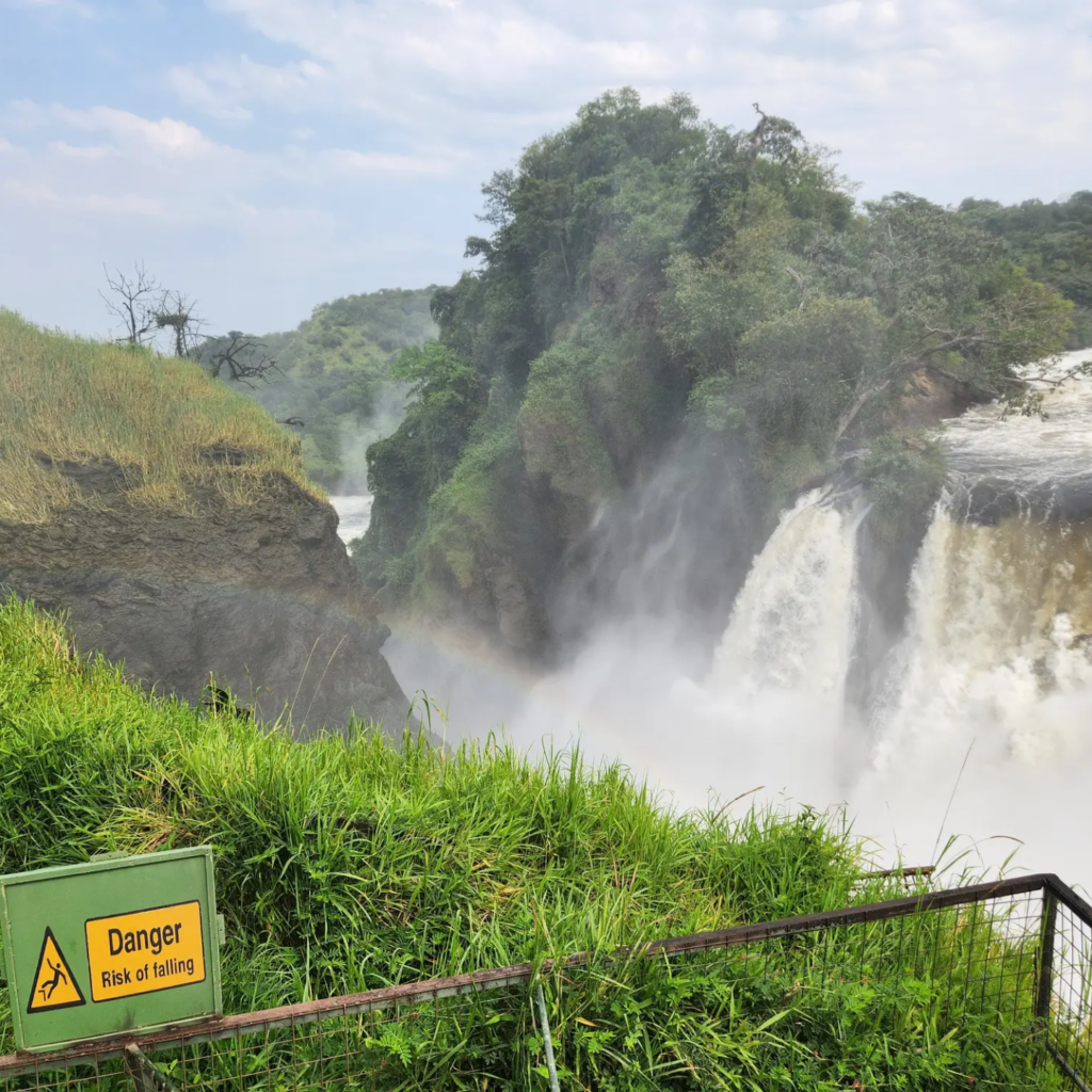 The Nile thundering through the gorge at Murchison Falls