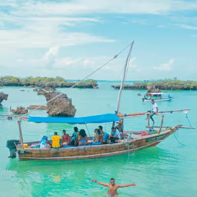 Dhow boat, Zanzibar